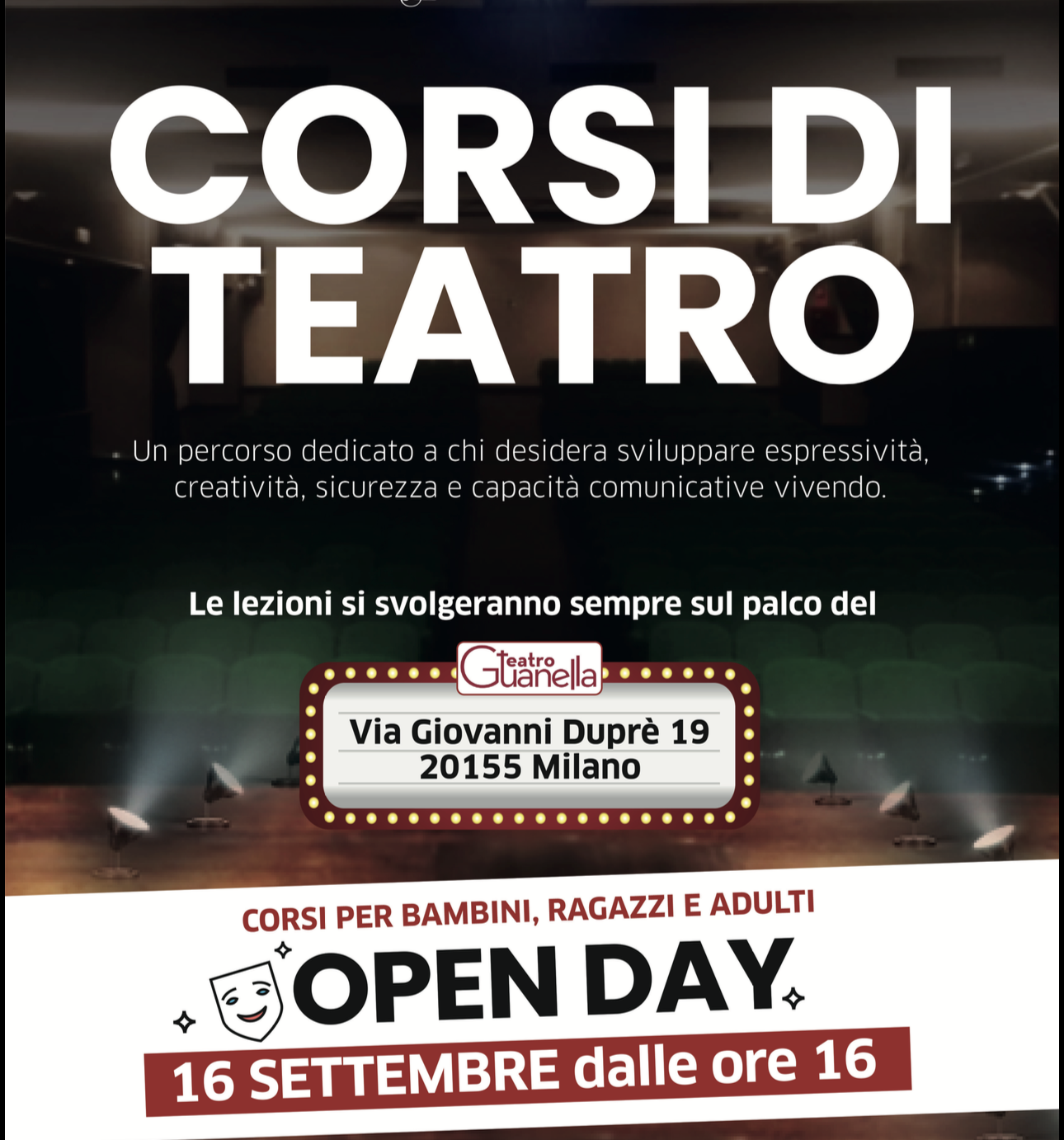 Open day teatro 2026